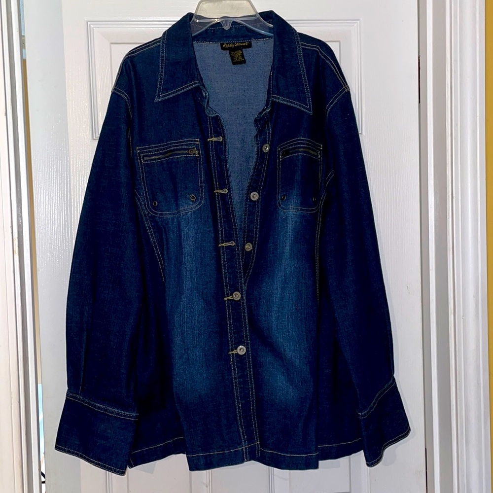 Ashley Stewart Jean jacket